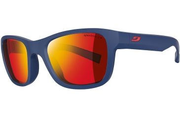 Image of Julbo Reach L Single Vision Prescription Sunglasses, Matte Dark Blue Frame, Spectron 3+ W/ Red Flash Lens-J4661136SV