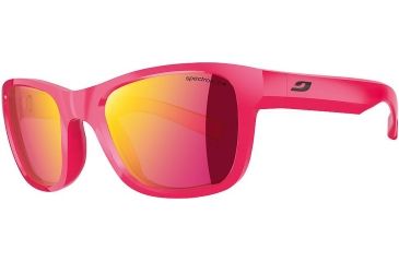 Image of Julbo Reach L Single Vision Prescription Sunglasses, Shiny Rose Frame, Spectron 3+ W/ Pink Flash Lens-J4661118SV