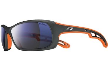 Image of Julbo Swell Progressive Prescription Sunglasses, Black / Orange Frame, Octopus Lens, Polarized-J4418014PR