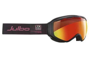 Image of JULBO Titan Ski Goggles,Black,Snow Tiger Lenses w/Multilayer Fire Flash, XL 74173145