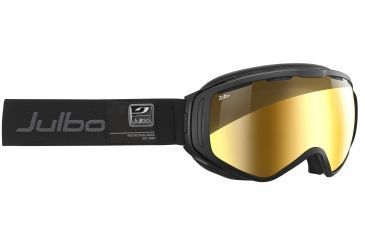 Image of JULBO Titan Ski Goggles,Black,Zebra Lenses w/Gold Flash, XL 74131145