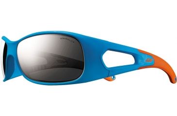Image of Julbo Trainer L Progressive Prescription Sunglasses, Blue / Orange Frame, Spectron 3+ Lens-J4551112PR