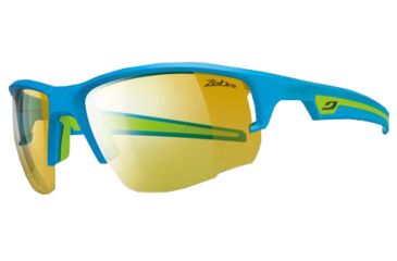 Image of Julbo Venturi Sunglasses, Blue/Green Frame w/Zebra Lenses 4703112