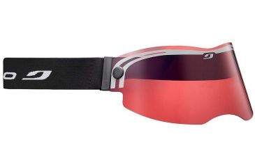Image of Julbo Visor Goggles, Black w/Vermillion Cat 2 Single Cylindrical Lenses And A No Flash Treatment 70029140