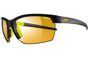 Image of Julbo Zephyr Sunglasses,Black/Yellow/Gray Frame,Zebra Lens J4843114