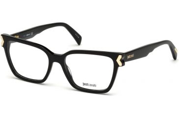 Image of Just Cavalli JC0808 Eyeglass Frames - Shiny Black Frame Color, Shiny Black Lens Color
