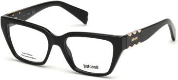 Image of Just Cavalli JC0812 Eyeglass Frames - Shiny Black Frame Color, Shiny Black Lens Color