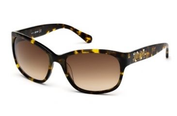Image of Just Cavalli JC496S Sunglasses - Dark Havana Frame Color, Gradient Brown Lens Color