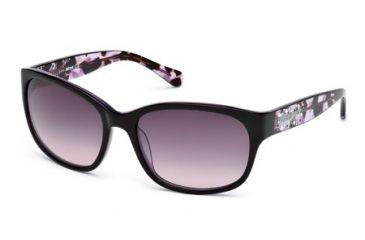 Image of Just Cavalli JC496S Sunglasses - Shiny Violet Frame Color, Gradient Smoke Lens Color