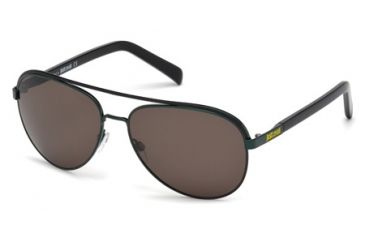 Image of Just Cavalli JC654S Sunglasses - Shiny Dark Green Frame Color, Roviex Lens Color