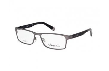 Image of Kenneth Cole KC0204 Eyeglass Frames - Matte Gun Metal Frame Color
