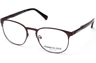 Image of Kenneth Cole KC0267 Eyeglass Frames - Matte Dark Brown Frame Color