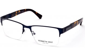 Image of Kenneth Cole KC0268 Eyeglass Frames - Matte Blue Frame Color, Matte Blue Lens Color