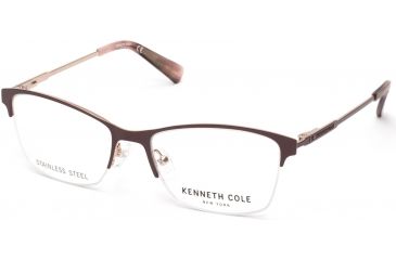 Image of Kenneth Cole KC0283 Eyeglass Frames - Matte Red Frame Color