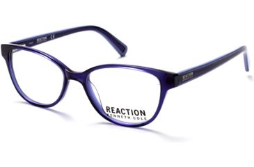 Image of Kenneth Cole KC0812 Eyeglass Frames - Shiny Blue Frame Color