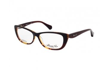 Image of Kenneth Cole New York KC0202 Eyeglass Frames - Dark Brown Frame Color