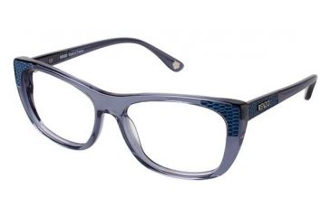 Image of Kenzo 2221 Progressive Prescription Eyeglasses - Frame BLUE KZ222102