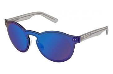 Image of Kenzo 3186 Sunglasses - Frame BLUEMIRRCRYSTAL, Lens Color Blue Mirror KZ318603