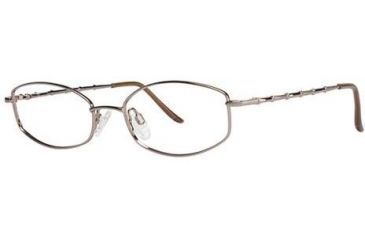 Image of LAmy C by L'Amy 502 Single Vision Prescription Eyeglasses - Frame Brown, Size 50/17mm CYCBL50201