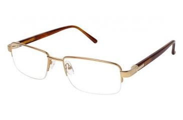 Image of LAmy C by L'AMY 615 Single Vision Prescription Eyeglasses - Frame GOLD CYCBL61502