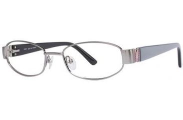Image of LAmy Claudia Single Vision Prescription Eyeglasses - Frame Shiny Blue, Size 49/17mm LYCLAUDIA01
