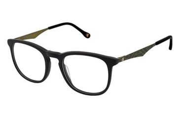 Image of LAmy CU 2013 Progressive Prescription Eyeglasses - Frame MATTE BLACK, Size 49/20mm CU201301