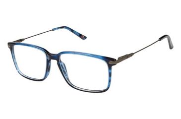 Image of LAmy CU 4026 Bifocal Prescription Eyeglasses - Frame BLUESTRIPE TORT, Size 58/16mm CU402603