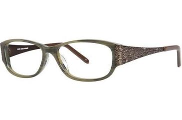 Image of LAmy Isabella Progressive Prescription Eyeglasses - Frame Olive Horn, Size 52/14mm LYISABELLA03