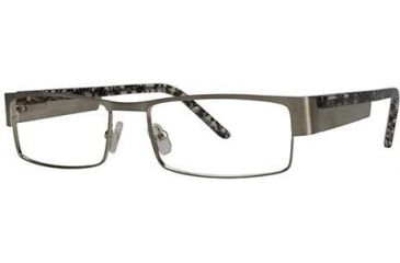 Image of LAmy Jacques Eyeglass Frames - Frame Brushed Silver/Grey Tortoise, Size 55/17mm LYJACQUES03