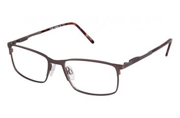 Image of LAmy NU011 Progressive Prescription Eyeglasses - Frame BROWN, Size 53/17mm LYNU01103