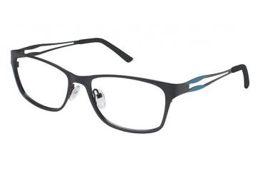 Image of LAmy Valerie Progressive Prescription Eyeglasses - Frame MATTE BLACK, Size 53/19mm LYVALERIE01