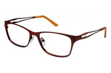 Image of LAmy Valerie Progressive Prescription Eyeglasses - Frame MATTE BROWN, Size 53/19mm LYVALERIE02