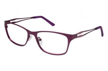 Image of LAmy Valerie Progressive Prescription Eyeglasses - Frame MATTE PURPLE, Size 53/19mm LYVALERIE03