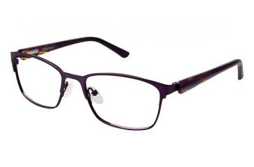 Image of LAmy Veronique Progressive Prescription Eyeglasses - Frame MATTE EGGPLANT, Size 50/17mm LYVERONIQUE02
