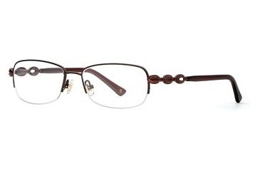 Image of Laura Ashley Aerin SELA AERI00 Eyeglass Frames - Dark Roast SELA AERI005330 BN