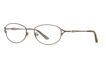 Image of Laura Ashley Cora SELA CORA00 Progressive Prescription Eyeglasses - Teak SELA CORA005330 BN