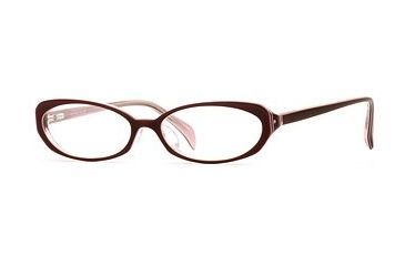 Image of Laura Ashley Lana SELA LANA00 Eyeglass Frames - Burgundy SELA LANA005335 RD