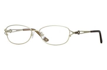 Image of Laura Ashley Lorna SELA LORN00 Eyeglass Frames - Gold SELA LORN005230 GO