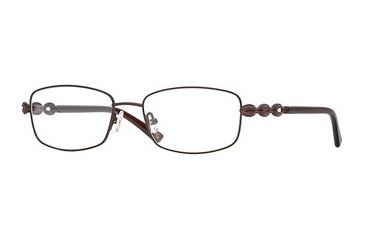 Image of Laura Ashley Marisa SELA MARS00 Bifocal Prescription Eyeglasses - Dark Roast SELA MARS005430 BN