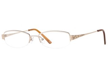 Image of Laura Ashley Nelly SELA NELL00 Single Vision Prescription Eyeglasses - Gold Glow SELA NELL005135 GO