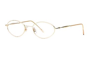 Image of Laura Ashley Petula SELA PETU00 Progressive Prescription Eyeglasses - Gold Freesia SELA PETU005335 GO