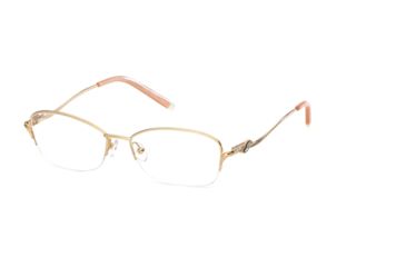 Image of Laura Ashley Tamora SELA TAMO00 Single Vision Prescription Eyeglasses - C4 - Gold SELA TAMO005335 GO