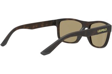 Image of Leupold Katmai Sunglasses, Matte Tortoise Frame, Square Bronze Mirror Lens, Polarized, Narrow-Regular, 179098
