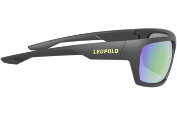 Image of Leupold Packout Mens Sunglasses, Matte Black Frame, Square Emerald Mirror Lens, Polarized, Regular, 179095