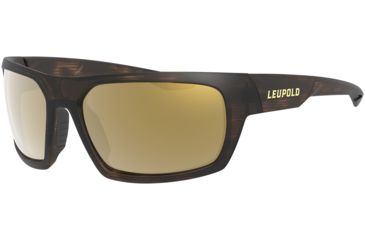 Image of Leupold Packout Mens Sunglasses, Matte Tortoise Frame, Square Bronze Mirror Lens, Polarized, Regular, 179094