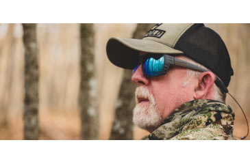 Image of Leupold Payload Performance Eyewear, Dark Grey Frame, Blue Mirror Lens, Universal, 181275