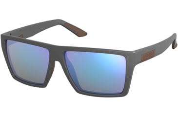 Image of Leupold Refuge Performance Eyewear, Matte Grey Frame, Blue Mirror Lens, Universal, 181279
