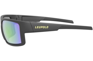 Image of Leupold Switchback Mens Sunglasses, Matte Black Frame, Square Emerald Mirror Lens, Polarized, Regular-Wide, 179093