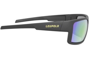 Image of Leupold Switchback Mens Sunglasses, Matte Black Frame, Square Emerald Mirror Lens, Polarized, Regular-Wide, 179093