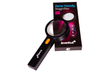 Image of Levenhuk Zeno Handy ZH37 Magnifier, Black, Small, 74061